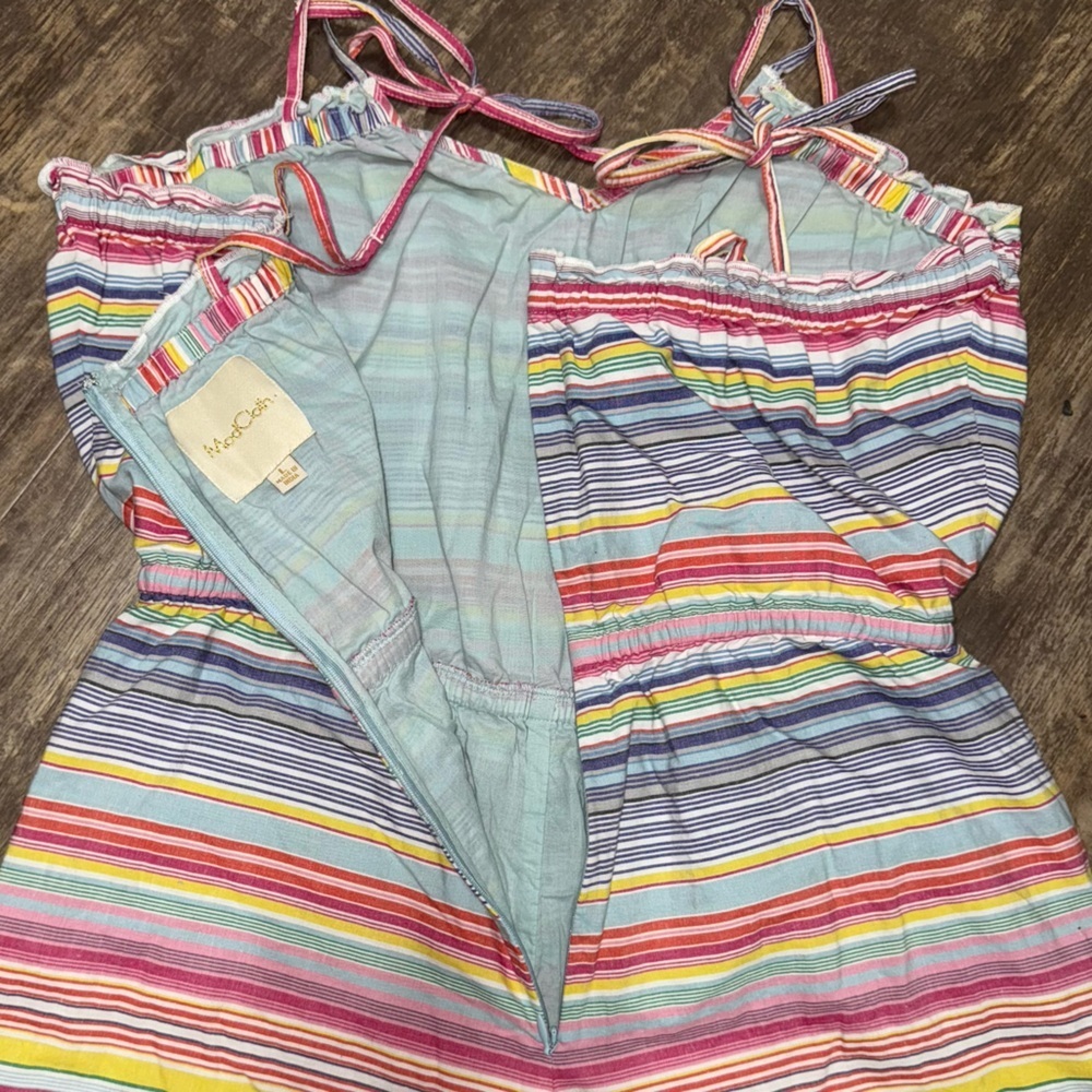 Modcloth Multicolor Striped Romper - Picture 9 of 11